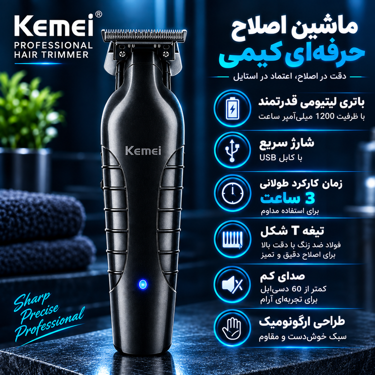 ماشین اصلاح و ریش تراش Kemei KM-2299