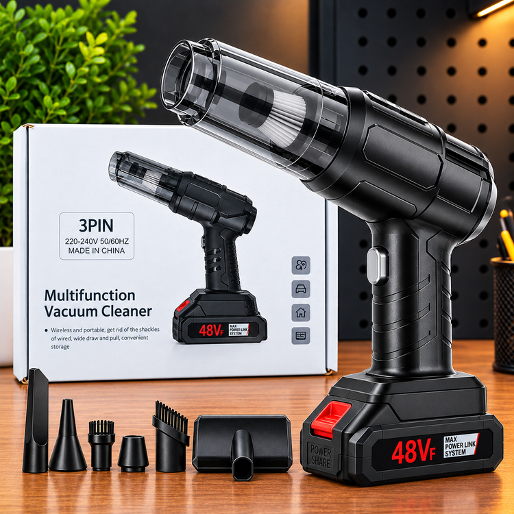 جارو شارژی مکس مدل MAX 48W ظرفیت ۴۸ وات - اورجینال